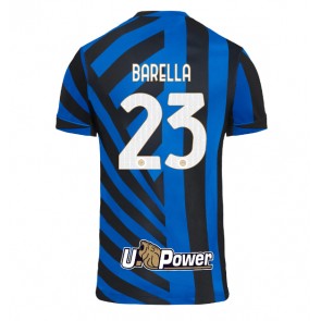 Billiga Inter Milan Nicolo Barella #23 Hemmatröja 2024-25 Kortärmad